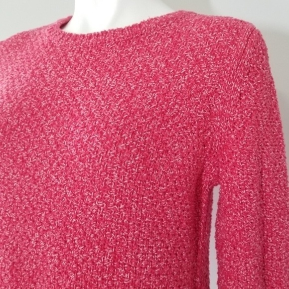 Women’s fuchsia/deep coral Talbots 1X petite thick and soft sweater W1 - Picture 3 of 9